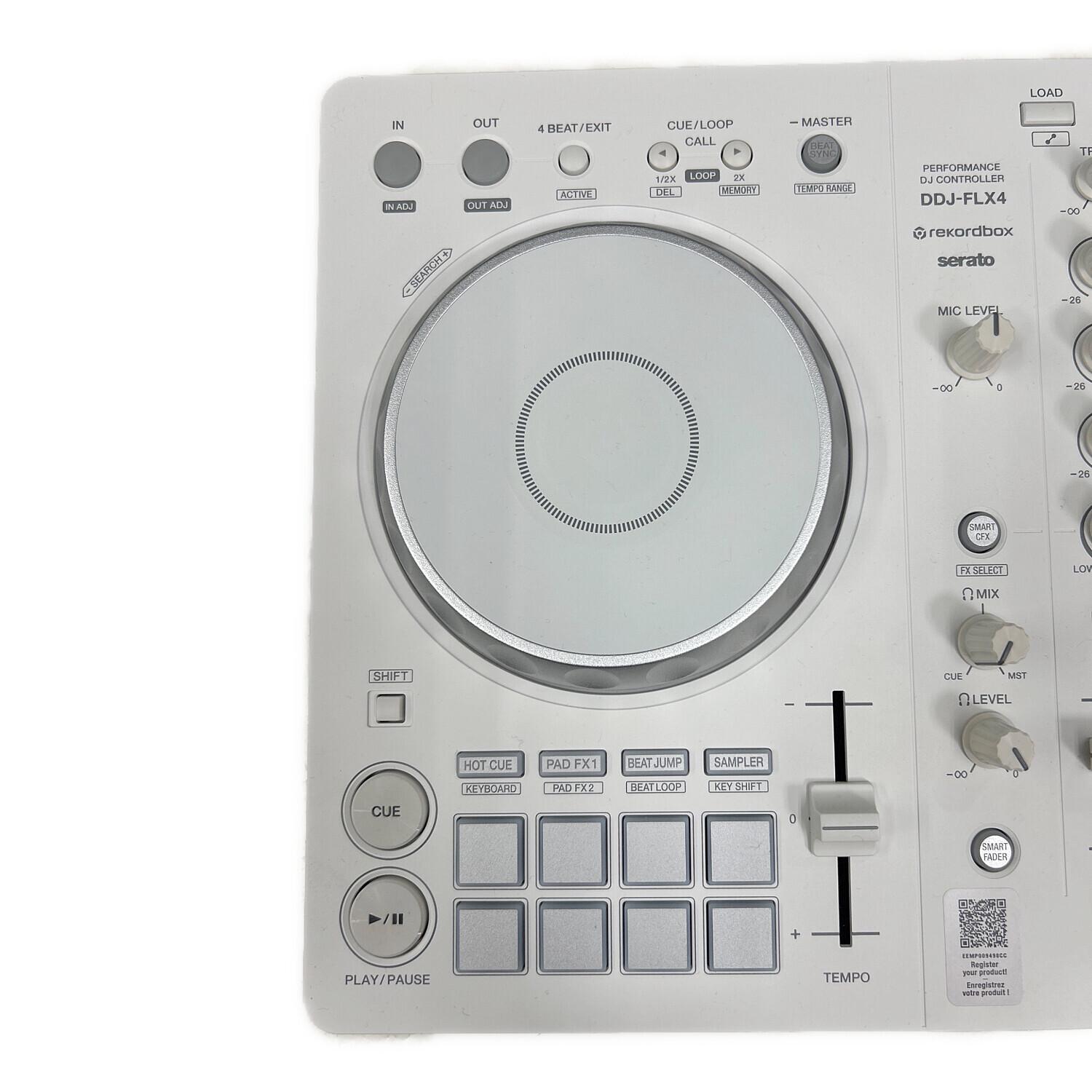 Pioneer (パイオニア) 2ch DJコントローラー DDJ-FLX4-W 2025年製