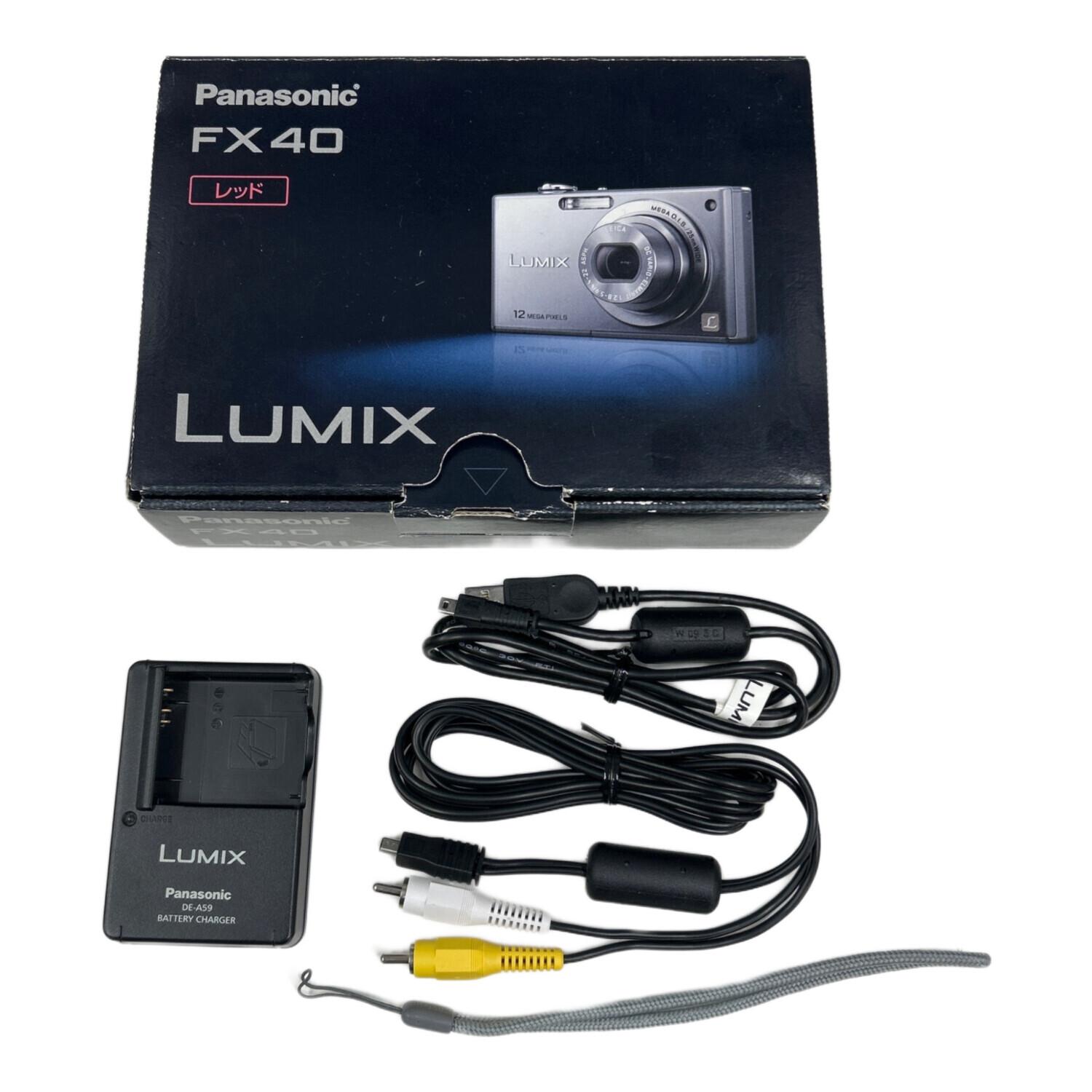 Panasonic (パナソニック) コンパクトデジタルカメラ DMC-FX40 LUMIX