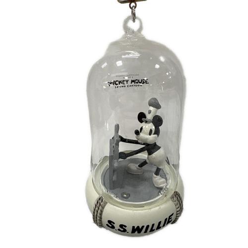 DISNEY (ディズニー) 蒸気船ウィリー ライト＆音付きガラスドームオーナメント ディズニーグッズ