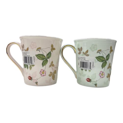 Wedgwood (ウェッジウッド) マグカップ ワイルドストロベリー パステル 2Pセット 箱付