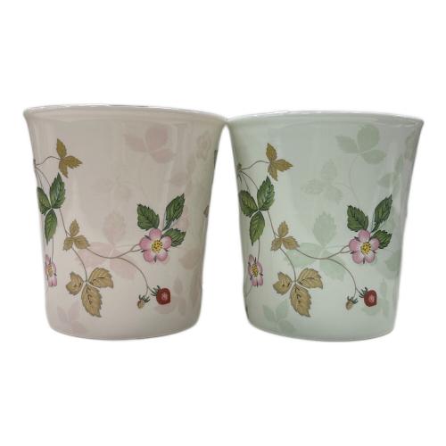 Wedgwood (ウェッジウッド) マグカップ ワイルドストロベリー パステル 2Pセット 箱付