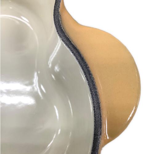 LE CREUSET (ルクルーゼ) 花型鍋 25034 SIZE 20cm オレンジ ココット・ロンド