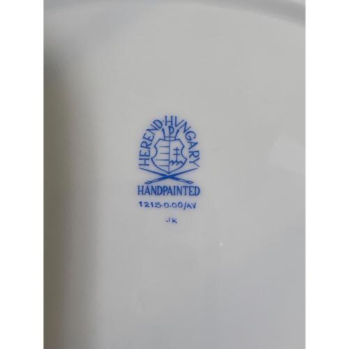 Herend (ヘレンド) オーバルプレート アポニーグリーン