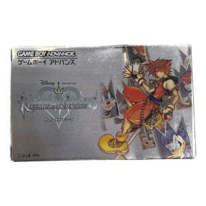 スクエアエニックス キングダムハーツチェインオブメモリーズ ゲームボーイアドバンス用ソフト 箱にダメージ有・動作未確認 -