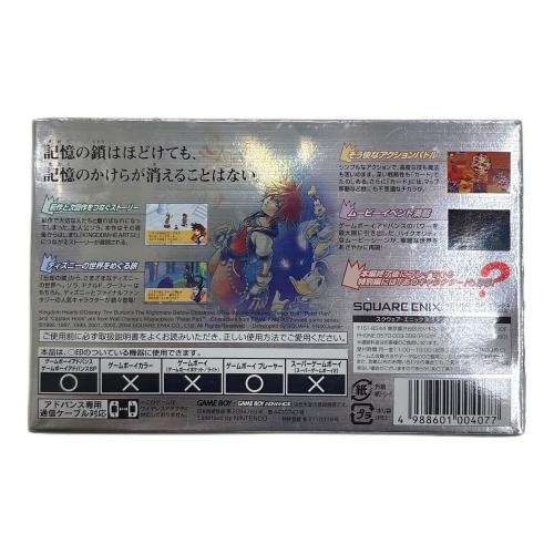 スクエアエニックス キングダムハーツチェインオブメモリーズ ゲームボーイアドバンス用ソフト 箱にダメージ有・動作未確認 -