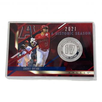 2021 A HISTORIC SEASON 大谷翔平 シルバーコインカード AMERICAN LEAGUE MVP