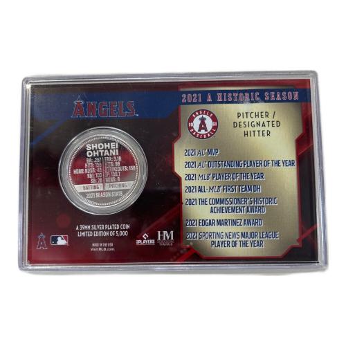 2021 A HISTORIC SEASON 大谷翔平 シルバーコインカード AMERICAN LEAGUE MVP