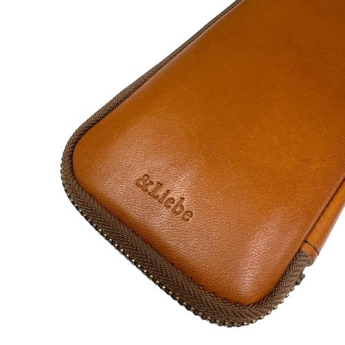 &Liebe(アンドリーベ) ペンケース ブラウン
