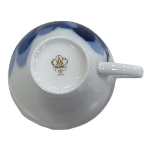 大倉陶園 (オオクラトウエン) カップ&ソーサー ブルーローズ(8211)