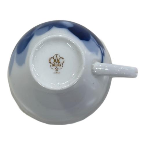 大倉陶園 (オオクラトウエン) カップ&ソーサー 2 ブルーローズ(8211)