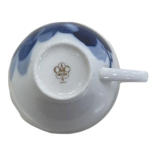 大倉陶園 (オオクラトウエン) カップ&ソーサー ブルーローズ(8211)