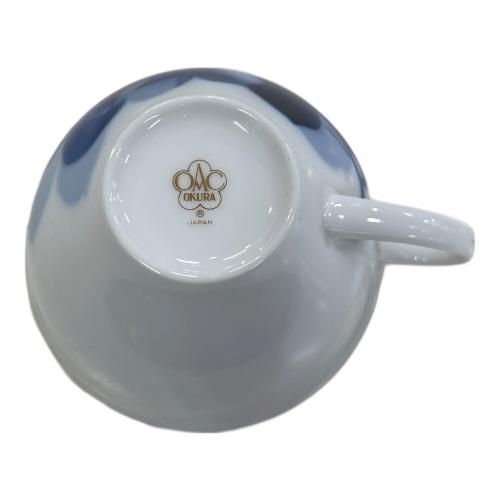 大倉陶園 (オオクラトウエン) カップ&ソーサー ブルーローズ(8211)