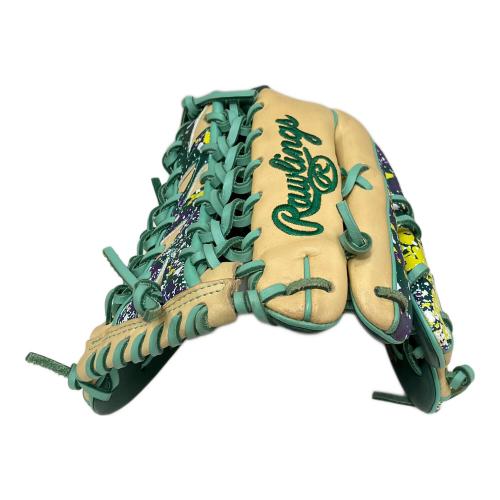RAWLINGS (ローリングス) HOH BLIZZARD&Wizard グローブ ベージュ×ライトグリーン