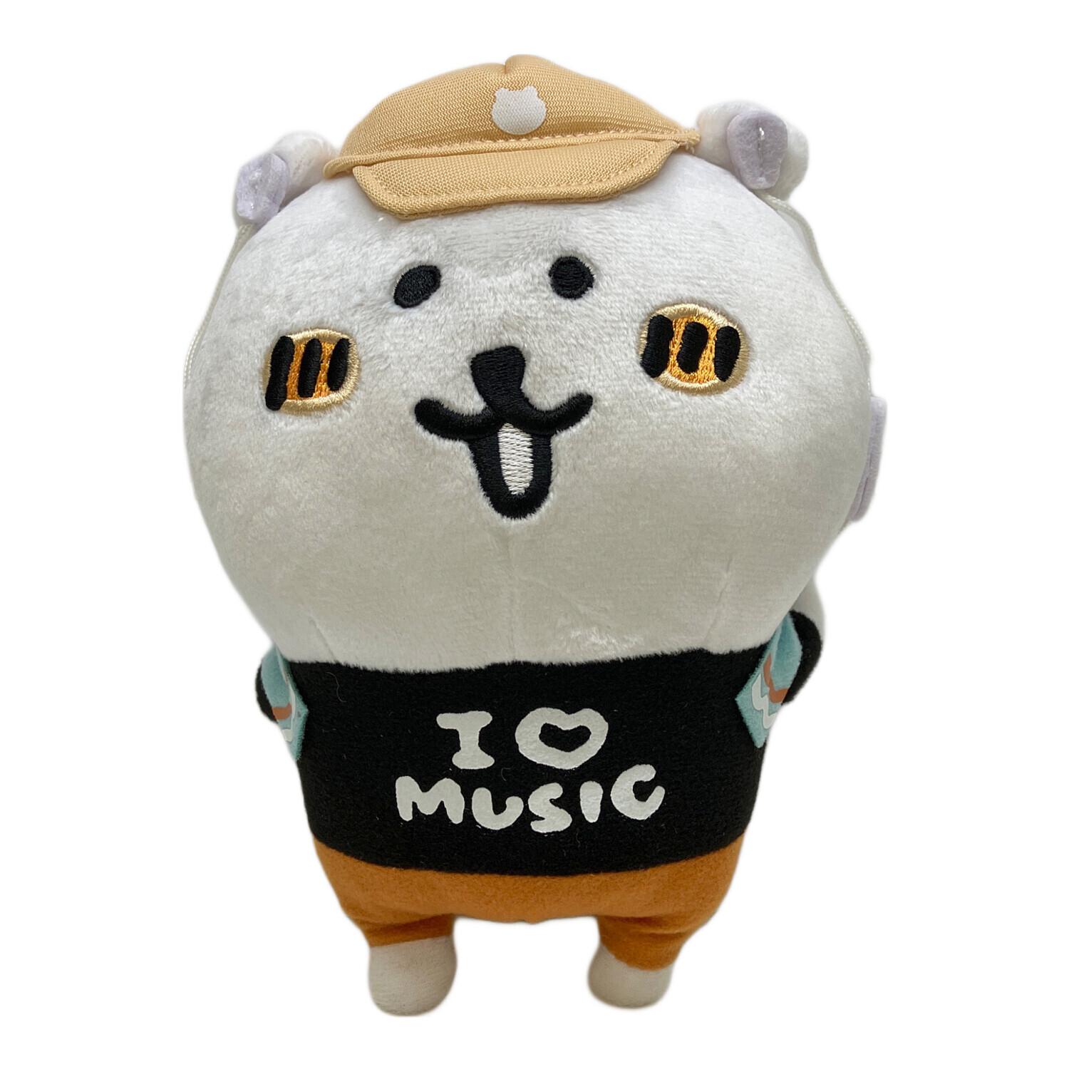 自分ツッコミくま ONKYOコラボ ぬいぐるみ 自分ツッコミくま ぬいぐるみポーチ I LOVE MUSIC ONKYOコラボ