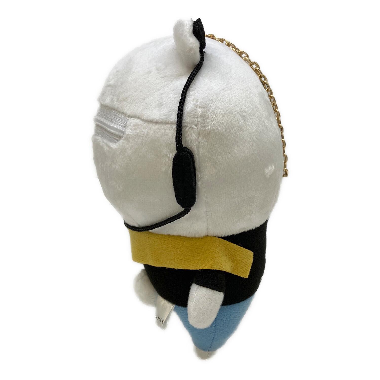 自分ツッコミくま　ぬいぐるみイヤホンポーチ 自分ツッコミくま (ジブンツッコミクマ) ぬいぐるみポーチ I LOVE