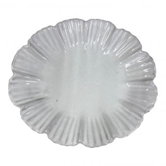 ASTIER de Villatte (アスティエ・ド・ヴィラット) Drapeディナープレート ホワイト