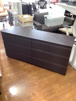 ニトリ ワイドチェスト 114 ダークブラウン