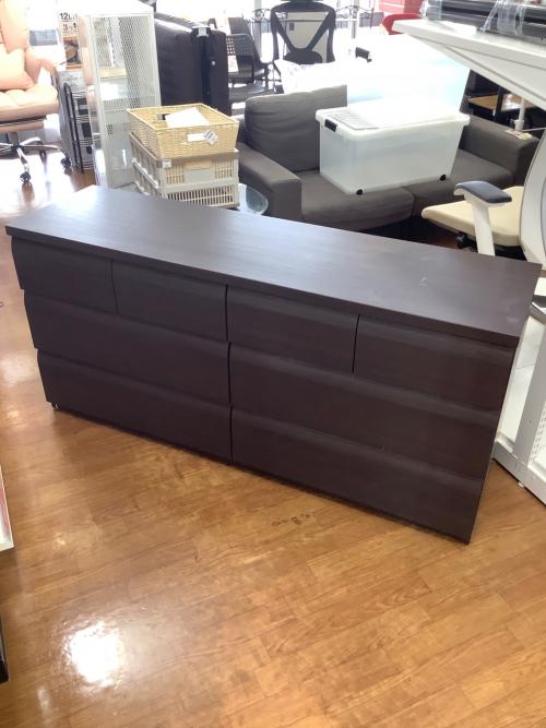 ニトリ ワイドチェスト 114 ダークブラウン