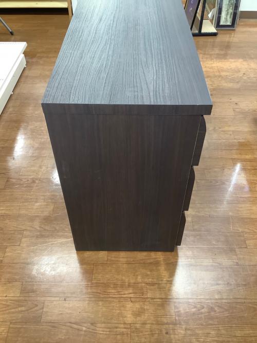 ニトリ ワイドチェスト 114 ダークブラウン