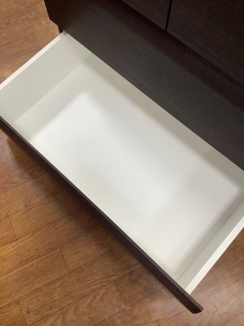 ニトリ ワイドチェスト 114 ダークブラウン