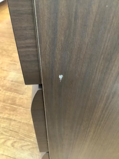 ニトリ ワイドチェスト 114 ダークブラウン