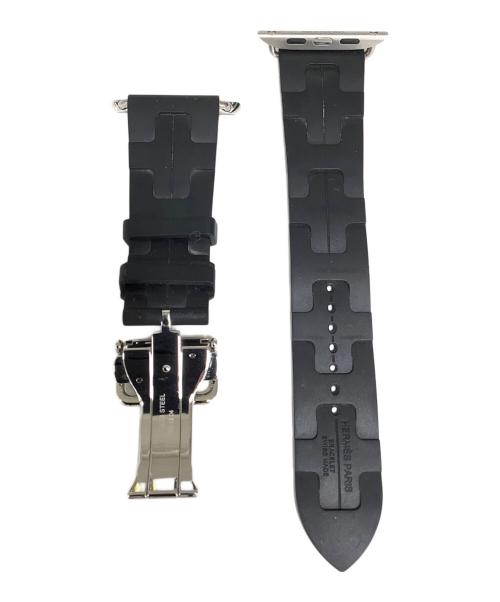 HERMES (エルメス) AppleWatch用バンド シンプルトゥール ラバーストラップ ブラック 45mm MXJN3FE/A