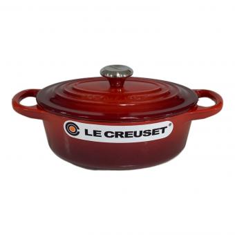 LE CREUSET (ルクルーゼ) 鍋 SIZE 17 レッド ココット・オーバル