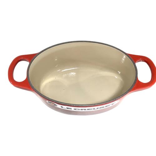 LE CREUSET (ルクルーゼ) 鍋 SIZE 17 レッド ココット・オーバル