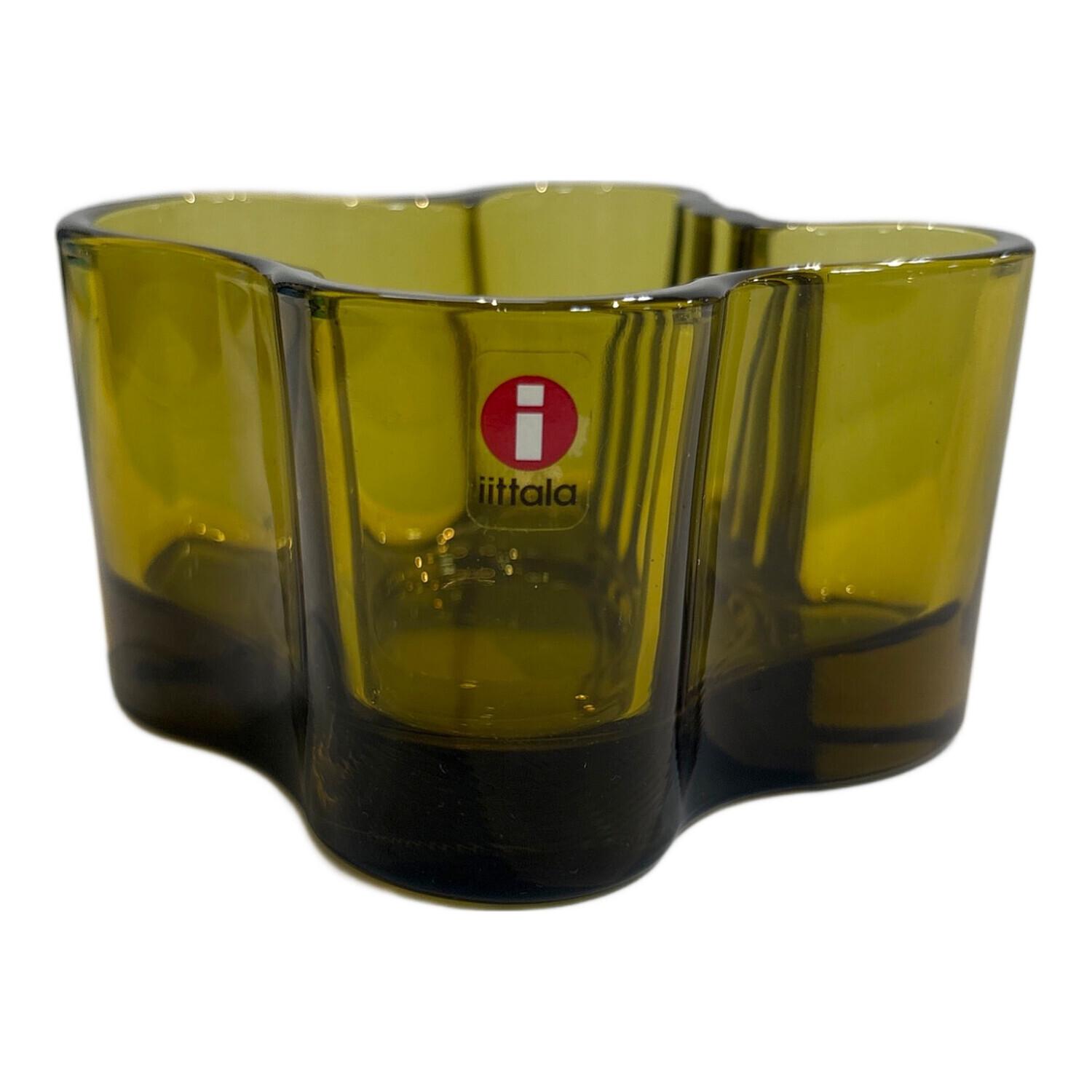 iittala (イッタラ) キャンドルホルダー グリーン アルヴァ・アアルト