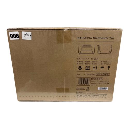 BALMUDA (バルミューダ) スチームトースター K11A-SE-WH 2023年発売モデル