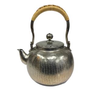 銀湯沸 底黒 丸型 約415g