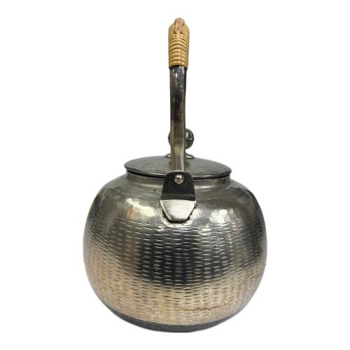 銀湯沸 底黒 丸型 約415g