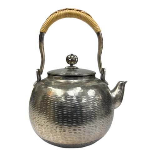 銀湯沸 底黒 丸型 約415g