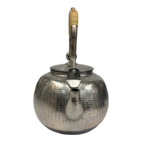 銀湯沸 底黒 丸型 約415g