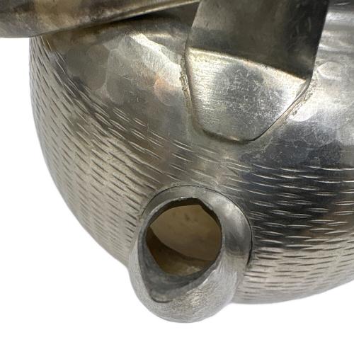 銀湯沸 底黒 丸型 約415g