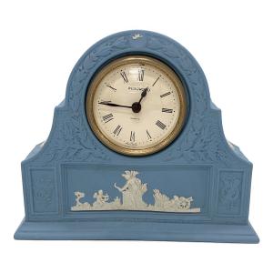 Wedgwood (ウェッジウッド) 置時計 ジャスパー マントルクロック ヨゴレ有 電池切れ