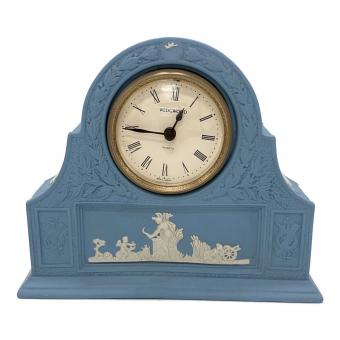 Wedgwood (ウェッジウッド) 置時計 ジャスパー マントルクロック ヨゴレ有 電池切れ