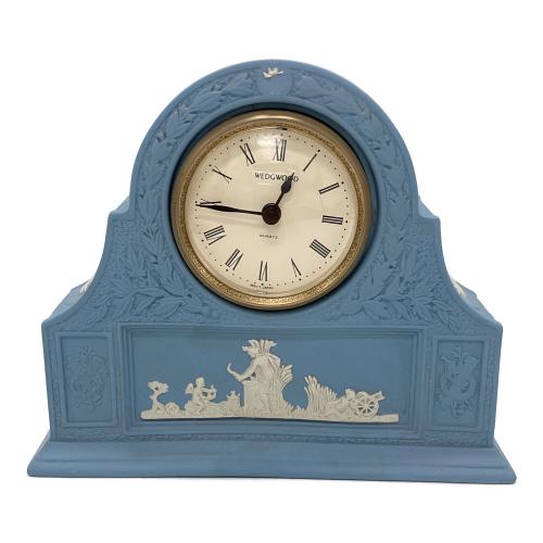 Wedgwood (ウェッジウッド) 置時計 ジャスパー マントルクロック ヨゴレ有 電池切れ