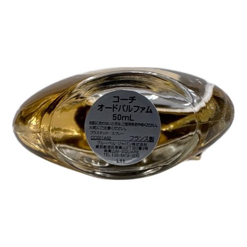 COACH (コーチ) オードパルファム 箱付 箱に成分表記有 50ml 残量80%-99%