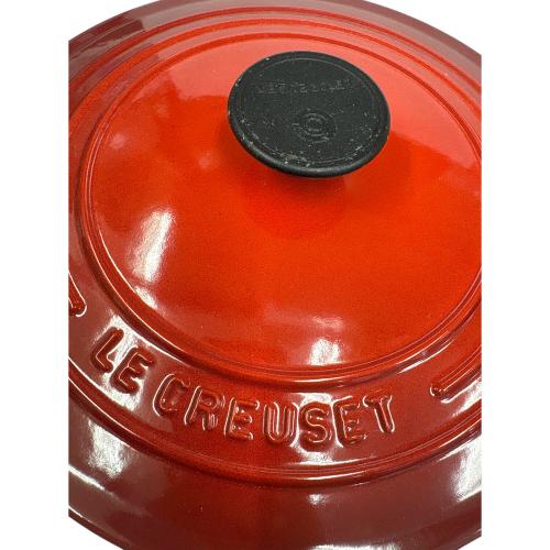LE CREUSET (ルクルーゼ) 両手鍋 22cm レッド ココット・ロンド