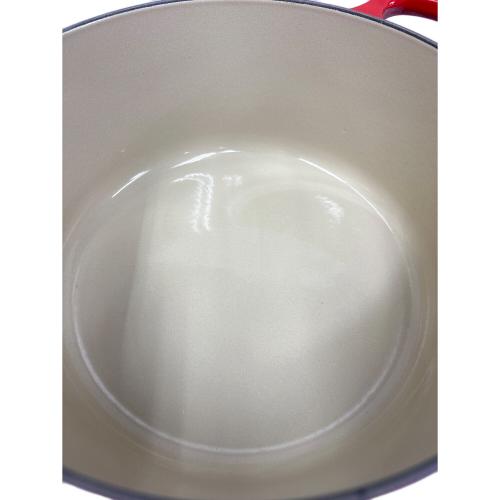 LE CREUSET (ルクルーゼ) 両手鍋 22cm レッド ココット・ロンド