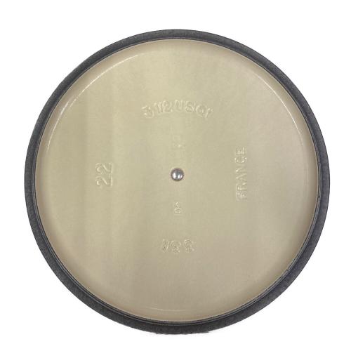 LE CREUSET (ルクルーゼ) 両手鍋 22cm レッド ココット・ロンド