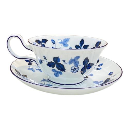 Wedgwood (ウェッジウッド) カップ&ソーサー ストロベリーインクブルー
