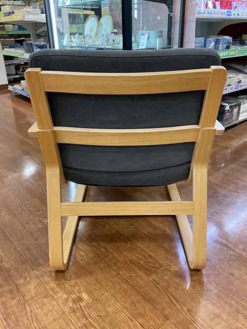 無印良品 (ムジルシリョウヒン) チェア グレー×ナチュラル リビングでもダイニングでもつかえる