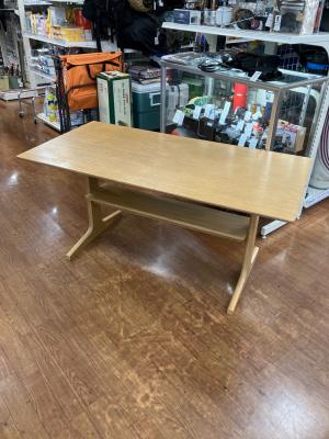 無印良品 (ムジルシリョウヒン) ダイニングテーブル 273 ナチュラル リビングでもダイニングでもつかえる