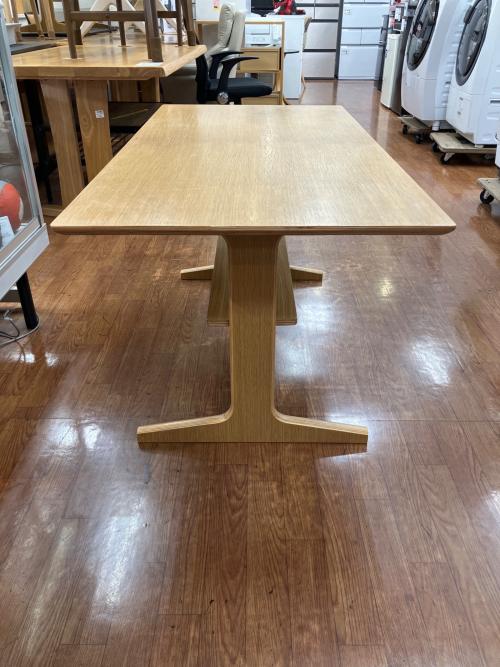 無印良品 (ムジルシリョウヒン) ダイニングテーブル 273 ナチュラル リビングでもダイニングでもつかえる