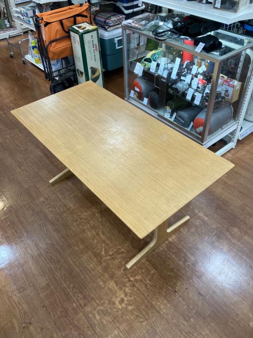 無印良品 (ムジルシリョウヒン) ダイニングテーブル 273 ナチュラル リビングでもダイニングでもつかえる