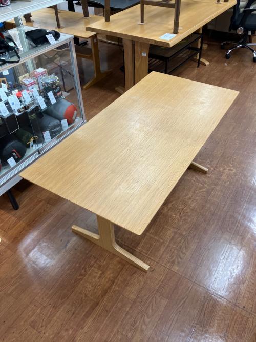 無印良品 (ムジルシリョウヒン) ダイニングテーブル 273 ナチュラル リビングでもダイニングでもつかえる