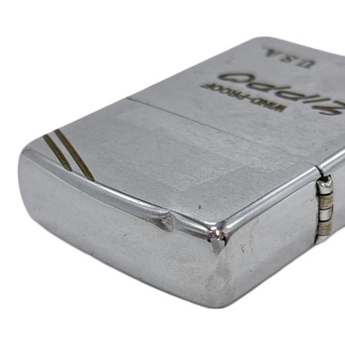 ZIPPO (ジッポ) ZIPPO 1995年製 ダイアゴナルライン 斜体ロゴ