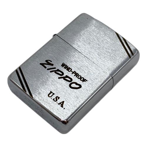 ZIPPO (ジッポ) ZIPPO 1995年製 ダイアゴナルライン 斜体ロゴ